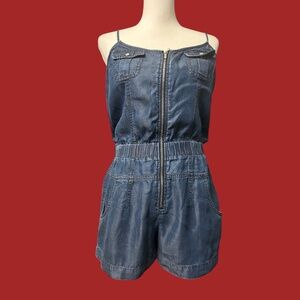 Bebe Soft Denim Romper